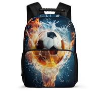 TPISLI Mochila Escolar Fútbol para Escolares 6-11 Años Mochila Balón de Fútbol Cursos 1-3 School Bag, Detalles de Fieltro Espalda Acolchada Excursiones Cortas
