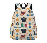 TPISLI Mochila Escolar Graduación Escolares 8-12 Años Mochila de Italia Bandera Niño 7 Años School Bag Cómoda Ligera Regalo Escolar Uso Diario Colegio Viaje Excursión