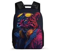 TPISLI Mochila Escolar Guepardo Para Niños, Mochilas Escolar Para Niñas De 2ª Y 5ª Clase, Mochilas Infantil Informal Con Animal Leopardooooo