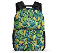 TPISLI Mochila Escolar Hojas para Niño Niña Cursos 3-5 Mochila Hoja Spring Tema 7-11 Años School Bag, Bolsillos Laterales Espalda Acolchada Vuelta al Cole