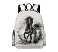 TPISLI Mochila Escolar Horse Design Niños - Mochila Colegio Chicos Niña para Portátil, Gran Mochilas Animal Print para Adolescentes Vuelta Al Cole