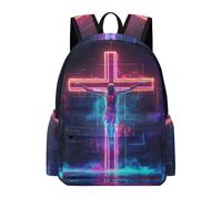 TPISLI Mochila Escolar Jesús Diseño Niño Primaria, 2026 Mochila para Niñas con Jesús Christian 6 A 12 Años, Mochilas Escolares Chica E Ligera