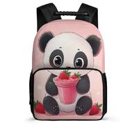 TPISLI Mochila Escolar Kawaii Panda para Niño Niña 7-12 Años Mochila Colegio Animal Panda Cursos 2-4 Bookbag, Asa Reforzada Detalles de Fieltro Ocio Actividades