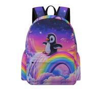 TPISLI Mochila Escolar Kawaii Pingüino para Niños y Niñas 10-14 Años Mochila Estampado Animal Estudiantes Mochilas Escolares Ligeras, Backpack para Paseo y Actividades al Aire Libre
