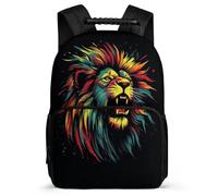 TPISLI Mochila Escolar León Para Niñas De 1 A 5 Clases, 2025, Mochila Con Leones, ROjos de Los Animales Escuela Para Niños De 6 A 12 Años, Mochilas Escolar Kawaii