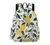 TPISLI Mochila Escolar Limón Curso 4-6 para Niños y Niñas Mochila Escolar Fruta Colegio Daypack, Backpack Resistente para Clases, Paseo y Senderismo Actividades Diarias