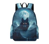 TPISLI Mochila Escolar Lobo Estampado Niña Primaria‘, Mochilas para Niños con Animal Wolve Motif 8 A 12 Años, Mochila Escolares Grande Y Ligera Moda