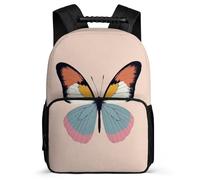 TPISLI Mochila Escolar Mariposa para Niña Niño Escuela Primaria Mochila Colegio 3D Mariposa 7-12 Años School Bag, Tejido 1680D Espalda Acolchada Navidad Escuela