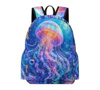 TPISLI Mochila Escolar Medusa Chica 12 Años Mochila de Vida Marina Niña 12 Años Daypack Práctica Resistente Vuelta al Cole Colegio Excursión Outdoor Uso Diario