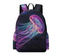 TPISLI Mochila Escolar Medusa Chica Clase 4 Mochila Escolar Criatura Oceánica Niños 7-11 Años Daypack Moderna Durable Deporte Outdoor Excursión Viaje Colegio Outdoor