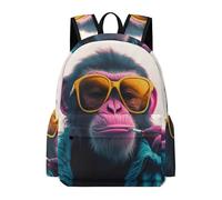 TPISLI Mochila Escolar Moderno Orangután para Niños y Niñas 11 Años Mochila Motivo Animal Estudiantes Mochilas Escolares Ligeras, Book Bag para Excursión y Uso Diario y Vuelta al Cole