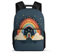 TPISLI Mochila Escolar Motivo de Arcoíris para Escolares Escuela Primaria, Mochila Colorido Infantil Ligera, Daypack, Primaria Viaje, Cómoda para Libros Cuadernos