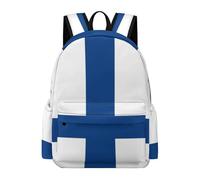 TPISLI Mochila Escolar Motivo de Bandera Finlandés Escolares Secundaria Mochila Chico 11 Años Bolsa Colegio Ligera Resistente Regalo Escolar Uso Diario Excursión Viaje