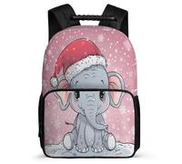 TPISLI Mochila Escolar Motivo de Bonito Elefante para Escolares Primaria, Mochila Animal 5-10 Años, Daypack, Espalda Acolchada, Asa Reforzada, Escuela Diario