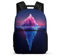 TPISLI Mochila Escolar Motivo de Bonito Iceberg para Estudiantes 8-12 Años, Mochila Infantil Colegio Primaria, School Bag, Tejido 1680D, Detalles de Fieltro, Colegio Viaje
