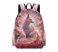 TPISLI Mochila Escolar Motivo de Zorro Niños 7-11 Años Mochila Colegio Animal Zorro Chicas 7-9 Años Bolsa Secundaria Ligera Resistente Deporte Outdoor Viaje Colegio