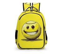 TPISLI Mochila Escolar Niña, Mochila Infantil Para Niños De 6 A 10 Años, Mochila Tenis Sonriente Chicos, Sonrisa Mochila Colegio Para Niñas Ligera E Impermeable De Poliéster