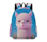 TPISLI Mochila Escolar Niña, Mochilas Cute LLLlama Motif Primaria para Niños 6-10 Años, Mochila Colegio Chicas con Animal Alpaca para Escuela Y Viajes