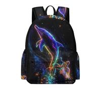 TPISLI Mochila Escolar Niña, Mochilas Whale Illustration Primaria para Niños 6-10 Años, Mochila Colegio Chicas con Sea Creature para Escuela Y Viajes