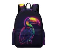 TPISLI Mochila Escolar Niñas 8 A 13 Años, Mochilas Primaria Niña con Bird Motif, Mochila Casual con Animal Print, Adaptable A Cursos 1-5