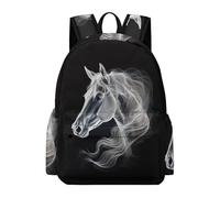 TPISLI Mochila Escolar Niñas 8 A 13 Años, Mochilas Primaria Niña con Horse Design, Mochila Casual con Animal Print, Adaptable A Cursos 1-5