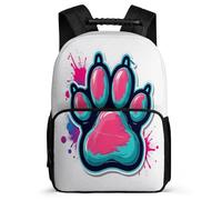 TPISLI Mochila Escolar Oso Paw Motivo Cursos 3-5 para Niños Mochila Infantil Lindo Animal 7-11 Años Backpack, Detalles de Fieltro Tejido 1680D Navidad Escuela