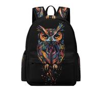 TPISLI Mochila Escolar Owl Design Niño de Primaria, Mochila con Bird Print Colegio para Niñas de 8 A 12 Años, Mochilas Casual para Niños Viajes
