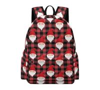 TPISLI Mochila Escolar Papá Noel Chico 11 Años Mochila Navidad Chicas 12-16 Años Bolsa Colegio Grande Escolar Excursión Colegio Viaje Excursión Uso Diario