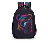 TPISLI Mochila Escolar Para Adolescentes Niños, Mochila Oso, Mochila Colegio De Animal Print Para Niño Mochilas Escolares Para Primaria Y Secundaria De Grados 3 A 9