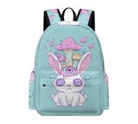 TPISLI Mochila Escolar para Niña, Mochilas Ligera con Animal Bunny Motif, Mochila Escolar para Niños de 3ª A 5ª Clase, Mochilas Infantil Informal con Rabbit Pattern