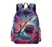 TPISLI Mochila Escolar para Niñas 9-13 Años Mochila Shark Infantil Ligera Mochilas Colegio Primaria Chica con Sea Creature Navidad/Vuelta Al Cole/Cumpleaños