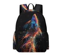 TPISLI Mochila Escolar para Niñas de Primaria, Mochilas Colegio Goldfish Design Ligera Y Linda Niños de 8 A 12 Años, Mochila Casual con Fish Print para Chica, Ideal Escuela O Viajes