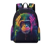 TPISLI Mochila Escolar para Niñas de Primaria, Mochilas Colegio Orangutan Ligera Y Linda Niños de 8 A 12 Años, Mochila Casual con Animal para Chica, Ideal Escuela O Viajes