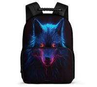 TPISLI Mochila Escolar Para Niñas De Primaria, Mochilas Lobos Infantil Casual, Mochila Colegio Elegante Para Chicas Adolescentes De 8 A 16 Años Con Animal Lobo