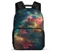TPISLI Mochila Escolar Para Niñas De Primaria, Mochilas Nubes Coloridas Infantil Casual, Mochila Colegio Elegante Para Chicas Adolescentes De 8 A 16 Años Con Artee