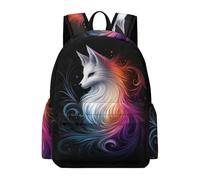 TPISLI Mochila Escolar para Niñas, Mochila Colegio de Primaria con Fox para Chicas 9 A 16 Años, Mochilas Casual con Animal Fox