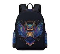 TPISLI Mochila Escolar para Niñas, Mochila Colegio de Primaria con Owl Pattern para Chicas 9 A 16 Años, Mochilas Casual con Bird Illustration