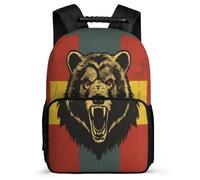 TPISLI Mochila Escolar Para Niñas Y Niños, Clase 1-5 Con Estampado de hamburguesa, Mochilas Para Niños De 6 A 12 Años, Mochila Escolar Con León, rey de los Sol bohemioes