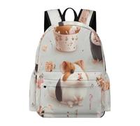 TPISLI Mochila Escolar para Niño, Mochilas Infantil con Cute Dutch Pig, Mochila Escolar Niña de 2ª A 5ª Clase, Mochilas Niños para La Escuela O Viajes con Guinea Pig