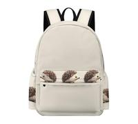 TPISLI Mochila Escolar para Niño, Mochilas Infantil con Cute Hedgehog, Mochila Escolar Niña de 2ª A 5ª Clase, Mochilas Niños para La Escuela O Viajes con Little Animal Pattern