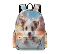 TPISLI Mochila Escolar para Niño, Mochilas Infantil con Cute Puppy, Mochila Escolar Niña de 2ª A 5ª Clase, Mochilas Niños para La Escuela O Viajes con 3D Animal Dog