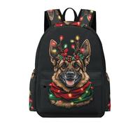 TPISLI Mochila Escolar para Niño, Mochilas Infantil con German Shepherd Design, Mochila Escolar Niña de 2ª A 5ª Clase, Mochilas Niños para La Escuela O Viajes con Animal Puppy