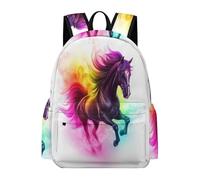 TPISLI Mochila Escolar para Niño, Mochilas Infantil con Horse Print, Mochila Escolar Niña de 2ª A 5ª Clase, Mochilas Niños para La Escuela O Viajes con Animal Motif