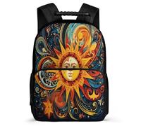 TPISLI Mochila Escolar Sol Bohemio Para Niñas De 1 A 5 Clases, 2025, Mochila Con Dios Sol Escuela Para Niños De 6 A 12 Años, Mochilas Escolar Kawaii