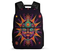 TPISLI Mochila Escolar Sol Bohemio Para Niños, Mochilas Escolar Con Dios Sol Niños De 1ª A 3ª Clase, Mochila Para Niña, Mochilas Grande