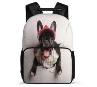 TPISLI Mochila Escolar ToroPerro Francés Kawaii Para Niños Y Niñas, Mochilas Escolares 8 11 13 Años Adolescentes, Mochila Animal Cachorro Para Niños Y Niñas