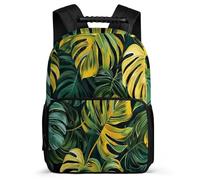 TPISLI Mochila Escolar Tropical Palm Hojas para Niñas 6-11 Años Mochila Infantil Planta Escuela Primaria School Bag, Bolsillos Laterales Asa Reforzada Ocio Actividades