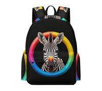 TPISLI Mochila Escolar Zebra Escolares 8-12 Años Mochila Patrón de Animal 3D Chico Clase 3 Bolsa Escolar Ligera Resistente Vuelta al Cole Outdoor Colegio Excursión