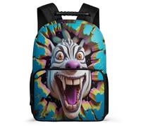 TPISLI Mochila Escolar Zebra Para Niños, Mochilas Escolar Con Animal 3D Niños De 1ª A 3ª Clase, Mochila Para Niña, Mochilas Grande