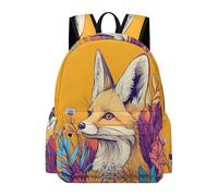 TPISLI Mochila Escolares Fox Design Niño, Mochilas Colegio Grandes Ligera para Niñas de 8 A 14 Años, Mochila Animal Fox Informal Adolescente Chica para Viajar